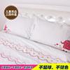 纯棉韩式卡通女孩儿童白色床上用品四件套被套床单三件套1.2/1.35
