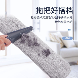 平板拖把免手洗刷子刮多功能地板清洁工具家用拖布去头发专用