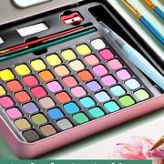 固体水彩颜料60色水粉，颜料36色彩绘儿童初学者，画画工具套装美术专