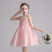 童装礼服公主裙，跨境2023夏季小女孩，钢琴演出服女童纱裙连衣裙