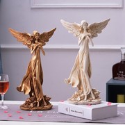 欧式雕塑天使女神，人物摆件家居办公室，客厅装饰品电视书柜艺术