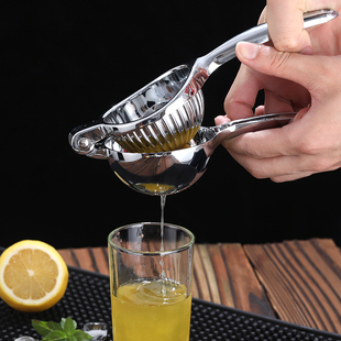 柠檬夹橙汁器手动榨汁机器不锈钢，压汁器柠檬器水果压榨榨汁杯家用