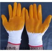 尼龙浸胶pvc挂胶手套，劳保手套涂胶手套，尼龙手套牛筋耐用耐油手套