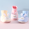0-6个月9宝宝鞋女春秋季新生儿软底防滑小兔子，鞋袜婴儿学步鞋