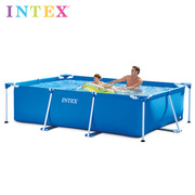 intex大型支架游泳池移动户外宠物，狗狗成人家庭婴儿童洗澡戏水池