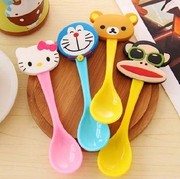 可爱卡通汤勺Hello Kitty/哆啦a梦/小丸子/龙猫 塑料汤勺汤匙调羹