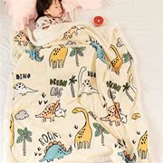 儿学毛毯加厚g冬季保毯小被子童生幼儿园午睡暖宝宝婴儿珊瑚绒毯