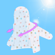 宝宝防晒衣夏季超薄透气纯棉婴儿外套小童女男童空调衫儿童防晒服