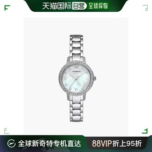 香港直邮emporioarmani阿玛尼男女，款手表银色精致钢制ar11484