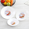 微波炉专用盘子碗塑料菜盘家用加热耐高温加厚圆形碟子餐具鱼盘具