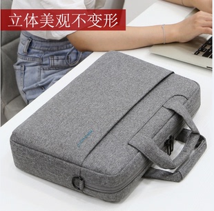 电脑包适用联想戴尔14华为15.6寸加厚气囊，防震华硕16英寸男女手提笔记本包
