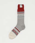 国内beams拼色民族风日系波西米亚时尚针织毛线男士高筒袜子