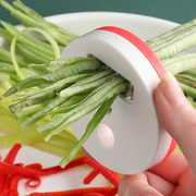 可旋转豆角切丝器多功能切菜器豆角拉丝器切丝器厨房小工具擦丝器