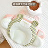 婴儿枕头新生宝宝0-12个月定型枕夏季吸汗透气苎麻枕幼儿园儿童枕