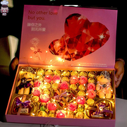 德芙巧克力糖果礼盒装情人节进口夹心送女友生日节日高端礼物表白