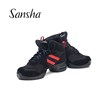 sansha三沙运动鞋，增高气垫女现代舞蹈鞋，帆布面高帮广场舞鞋