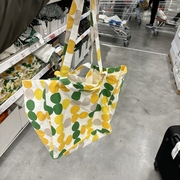 IKEA/宜家  布罗甘 沙滩包帆布袋子大号波点彩色出门野餐收纳袋