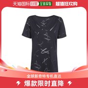 香港直邮潮奢armaniexchange女士v领短袖，t恤
