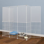 猫围栏宠物隔离门栏加高防跳逃家用栅栏室内自由组合拼接diy挡板