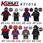兼容乐高毒液死侍蜘蛛XP111-118拼装积木组装超级英雄系列KT1010