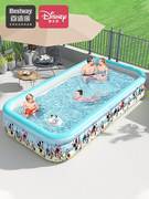 家用游泳池加高加厚别墅用庭院，用大人充气移动四层户外宝宝蓄水池