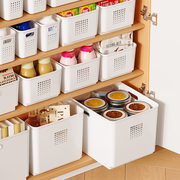 日式杂物收纳筐收纳箱家用零食，玩具宿舍厨房置物筐塑料桌面收纳盒