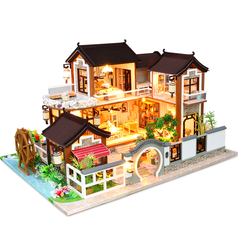 3d three-dimensional Jigsaw puzzle woodiness Model girl Dollhouse Maid room manual make DIY Cabin children Puzzlein the Toy/Childs/Puzzle/Building block/Model , Beads/Jigsaw/Pair/Disassembly/Beat Toy , Jigsaw/Puzzle category - from Buy2taobao.com to provide professional Taobao agent buy service