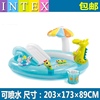INTEX儿童喷水池 婴幼儿游泳池 玩具充气海洋球池 家庭戏水池