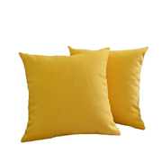 亚麻抱枕靠垫简约现代沙发纯色长方形靠枕不含芯靠背枕套