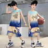 男童篮球服速干运动套装无袖，背心儿童中大童，23号詹姆斯球衣中国风