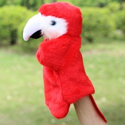 小鸟手偶玩具仿真动物鸟系列之老鹰乌鸦鹦鹉手套手偶毛绒玩偶