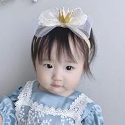 婴儿发带韩版公主女宝宝新生儿头带女童蝴蝶结发饰头花头饰品