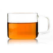 手工 耐热玻璃 品茶杯 喝茶100m透明水杯 花草茶杯子 100ml把杯