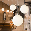 简约现代吧台服装店餐厅圆球泡泡吊灯过道灯创意个性球形橱窗灯具