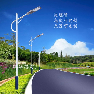 新农村led路灯户外灯高杆全套4米5米6米8米路灯杆超亮防水道路灯