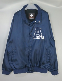 Vintage 古着潮牌90s中古日本深蓝藏青色运动服棒球夹克外套
