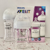 飞利浦新安怡奶瓶宽口径新生婴儿，0到6个月，宝宝母乳防胀气玻璃奶瓶