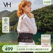 VH女包妙可菱格包时尚小众原创设计腋下单肩包链条休闲斜挎包