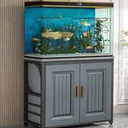鱼缸底柜鱼缸柜家用客厅中小型水族箱鱼缸架子龟缸架子鱼缸底