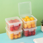 水果盒便当盒小学生上学外带外出便携食品级儿童收纳盒保鲜盒透明