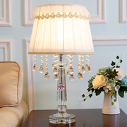 欧式水晶台灯卧室床头灯浪漫温馨公主美式奢华现代创意简约结婚房