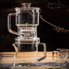 兑尊功夫茶具套装家用现代玻璃，茶具整套透明耐热创意懒人泡茶神器