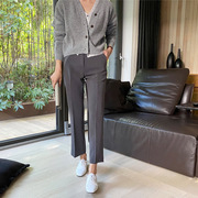！韩版女装韩版直筒裤休闲西装裤气质优雅长裤G9004