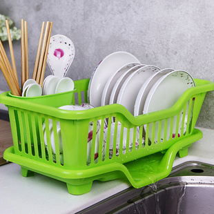 居无限厨房沥水碗架收纳架置物架沥碗碟架碗筷碟塑料碗柜滴水大号