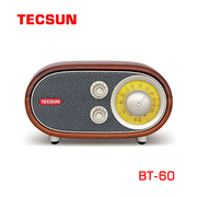 tecsun德生bt-60便携式调频fm收音机，高保真无线蓝牙音箱播放器