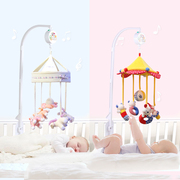婴儿床铃布艺0-1岁宝宝床头铃新生儿摇铃安抚玩具婴儿床床挂