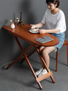 折叠桌子餐桌家用饭桌户外小型方桌摆摊便携圆桌简易长条桌