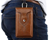 手机包腰包(包腰包)男穿皮带竖款5.56寸超薄多功能运动腰带挂包单层皮套