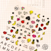 韩国SONIA贴纸字母星星表情手账帐素材手机键盘小可爱装饰贴贴画