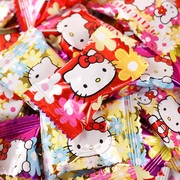 香港hellokitty什锦果汁，软糖可爱kt猫咪，造型软糖橡皮糖qq糖1000g